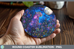 GorgeousGalaxy Round Coaster design.