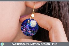 GorgeousGalaxy Round Earrings design.
