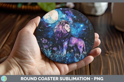 GorgeousGalaxy Round Coaster design.