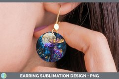 GorgeousGalaxy Round Earrings design.