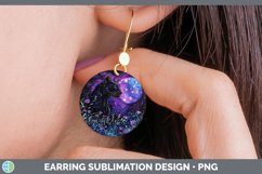 GorgeousGalaxy Round Earrings design.