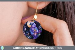 GorgeousGalaxy Round Earrings design.