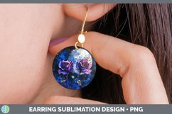 GorgeousGalaxy Round Earrings design.