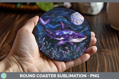 GorgeousGalaxy Round Coaster design.