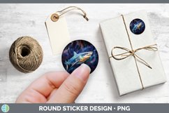 GorgeousGalaxy Stickers design.