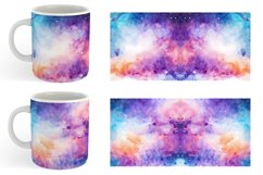 Galaxy Space Watercolor | Mug sublimation design Product Image 4