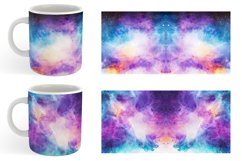 Galaxy Space Watercolor | Mug sublimation design Product Image 5