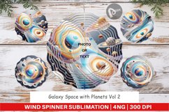Wind Spinner Galaxy with Planets Product Image 1