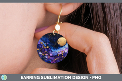 GorgeousGalaxy Round Earrings design.