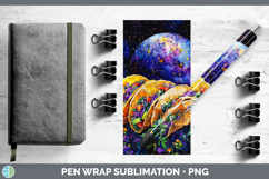 GorgeousGalaxy Pen Wrap design.