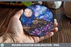GorgeousGalaxy Round Coaster design.