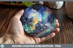 GorgeousGalaxy Round Coaster design.