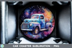 GorgeousGalaxy Car Coaster design.