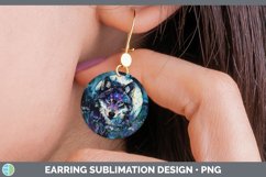 GorgeousGalaxy Round Earrings design.