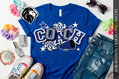 Cheer Coach Sublimation Design PNG | Blue Silver White Coach Product Image 1