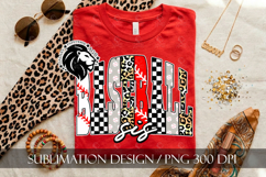 Baseball Sis Sister Sublimation PNG, Leopard Checkered Product Image 2