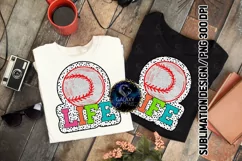 Volleyball Life Sublimation Design PNG | Chenille Textu Product Image 2