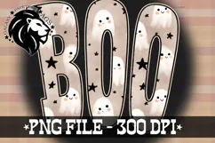 Neutral Halloween, Boo Halloween, Cute Ghost PNG Product Image 2