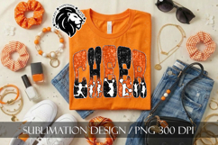 Glitter Sequins Cheer Sublimation Design PNG | Orange Black Product Image 5