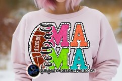 Football Mama Sublimation PNG | Chenille Dalmatian Dots Product Image 2