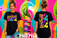 Football Mama Tshirt Dtf Sublimation Design PNG Product Image 2
