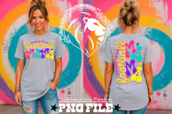 Football Mama Tshirt Dtf Sublimation Design PNG Product Image 3