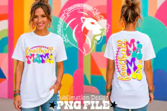 Football Mama Tshirt Dtf Sublimation Design PNG Product Image 1