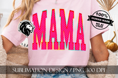 Mama and Mini Sublimation PNG, Pink Polka Dots Product Image 3