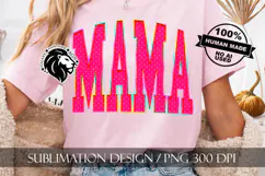 Mama and Mini Sublimation PNG, Pink Polka Dots Product Image 3