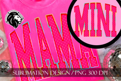 Mama and Mini Sublimation PNG, Pink Polka Dots Product Image 4