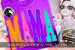 Neon Mama Sublimation PNG Product Image 4