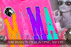 Neon Mama Sublimation PNG Product Image 5