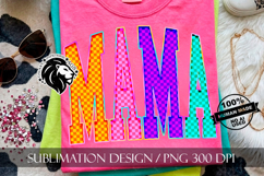 Neon Mama Sublimation PNG Product Image 2