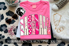 Baseball Sublimation PNG, Polka Dots Leopard Camo Product Image 2