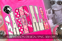 Baseball Sublimation PNG, Polka Dots Leopard Camo Product Image 4