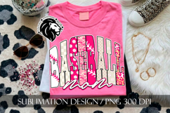 Baseball Mom Sublimation PNG, Polka Dots, Leopard, Camo Product Image 2