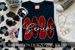 Senior 2026 Sublimation PNG, Red Leopard Product Image 2