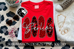 Senior 2026 Sublimation PNG, Red Leopard Product Image 1