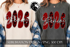 Senior 2026 Sublimation PNG, Red Leopard Product Image 4
