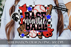 Baseball Auntie Sublimation PNG, Baseball Aunt PNG Product Image 3