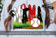 Baseball Mama Polka Dots Sublimation PNG Product Image 9