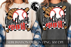 Baseball Aunt Sublimation PNG, Baseball Auntie PNG Product Image 8