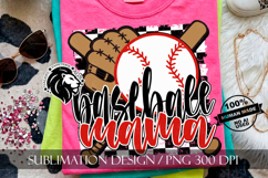 Baseball Mama Sublimation PNG, Baseball Mom PNG Product Image 10