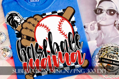 Baseball Mama Sublimation PNG, Baseball Mom PNG Product Image 7