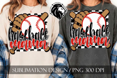 Baseball Mama Sublimation PNG, Baseball Mom PNG Product Image 8