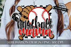 Baseball Mama Sublimation PNG, Baseball Mom PNG Product Image 2