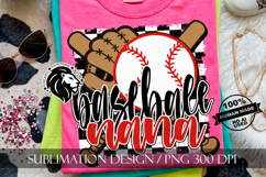 Baseball Nana Sublimation PNG, Baseball Nanny PNG Product Image 10