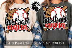 Baseball Nana Sublimation PNG, Baseball Nanny PNG Product Image 8