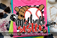Baseball Sister Sublimation PNG, Baseball Sis PNG Product Image 10
