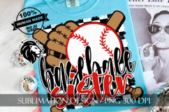 Baseball Sister Sublimation PNG, Baseball Sis PNG Product Image 8
